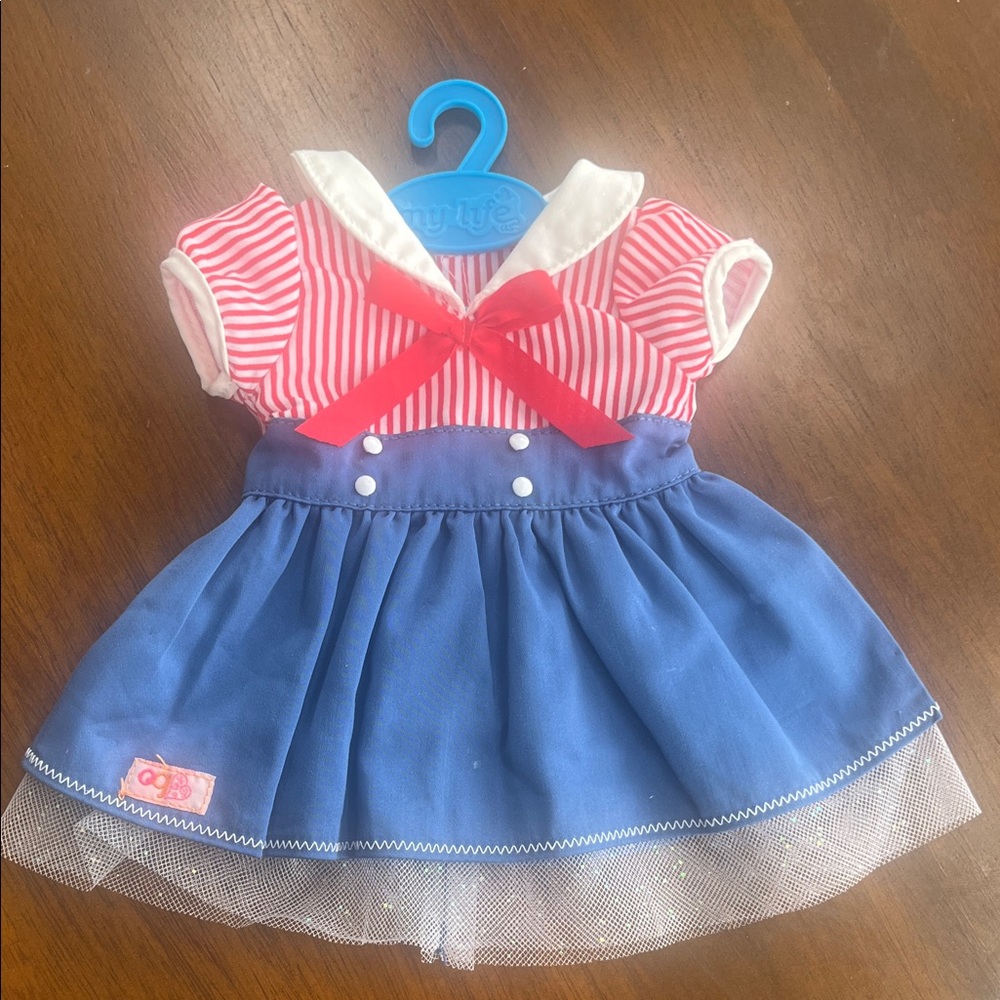 My life as Red and Blue Doll Outfit